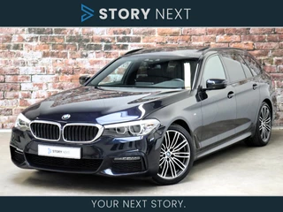 BMW 5 Serie Touring 520i Executive M Sport Pakket Automaat / Navigatie Professional / Panoramadak / Trekhaak / 19 Inch / Extra Getint Glas / Parkeersensoren voor+achter / Sportstoelen / Multifunctioneel Instrumentenpaneel / Shadow Line / Ambiance Verlichting