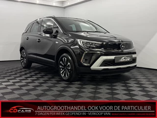Hoofdafbeelding Opel Crossland Opel Crossland 1.2 Turbo Elegance Half leder, Winterpakket, Cruise control, Rijstrook correctie, Clima, 2 jaar garantie
