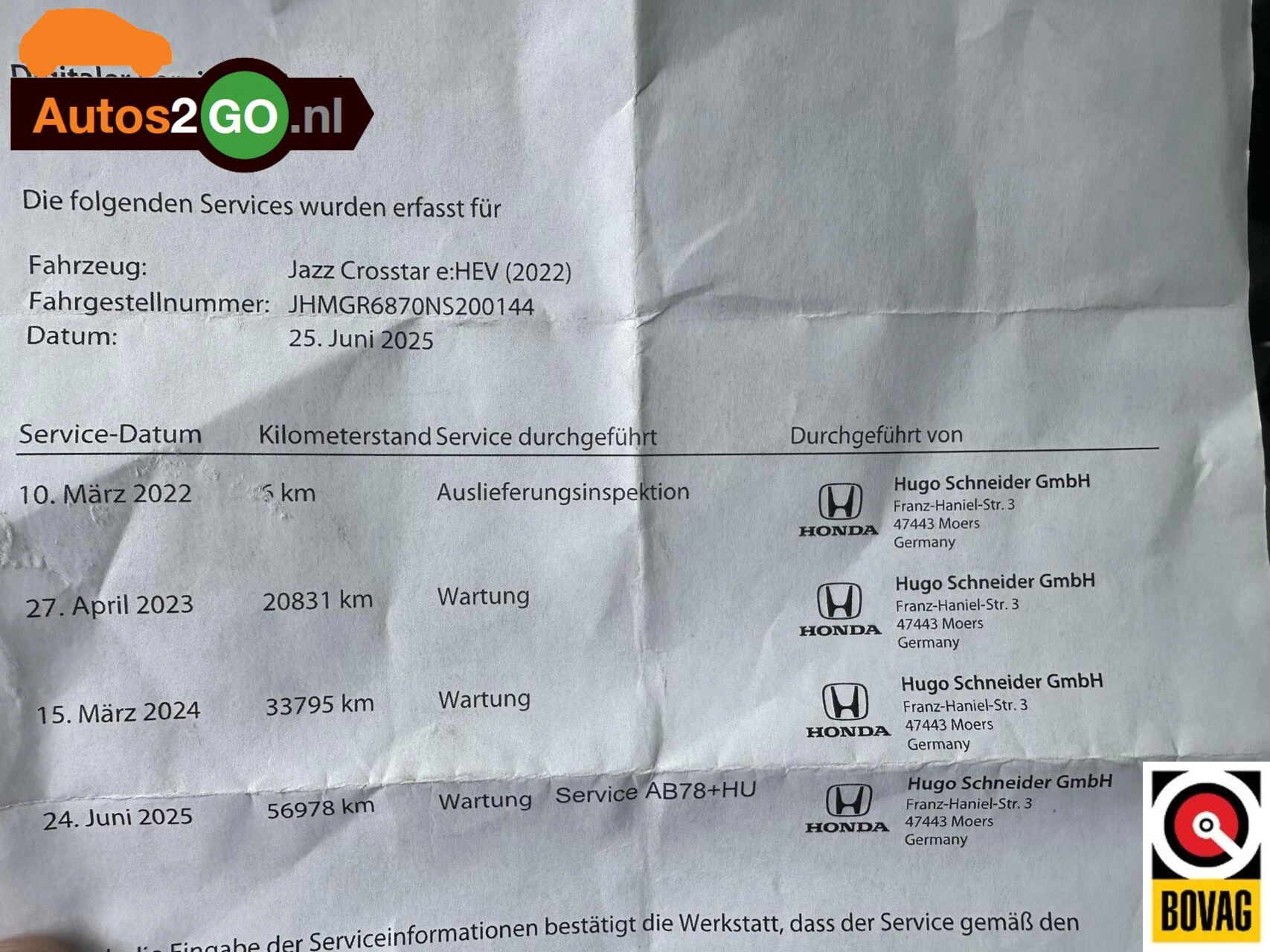 Hoofdafbeelding Honda Jazz