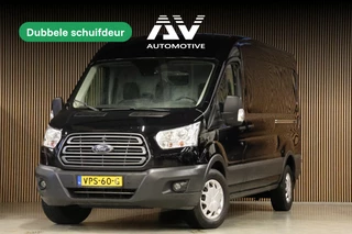 Ford Transit 350 2.0 TDCI L3H2 | L+R Schuifdeur | Standkachel | Navigatie | Camera | Stoelverwarming | Trekhaak | Airco | CarPlay | MF Stuur | Cruise control | Lane Assist | Euro 6 | Nieuwe koppeling / vliegwiel | Nieuwe APK