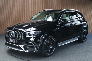 Hoofdafbeelding Mercedes-Benz GLE Mercedes-Benz GLE AMG 63 4M+ 360 ACC 22'' Panodak HUD Matrix Elektr. trekhaak Leer Climate voor & achter Memory Stoelventilatie Stoelverwarming PTS Carplay Burmester Navi Elektr. achterklep Elektr. stuurkolom Keyless entry Ambient