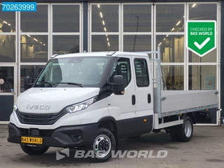 Iveco Daily 35C18 3.0 180PK Nwe model 2025 NL Open laadbak Dubbel Cabine Navi Camera Cruise LED 3,5T Trekvermogen Pritsche Pickup 3m3 Airco Dubbel cabine Cruise control