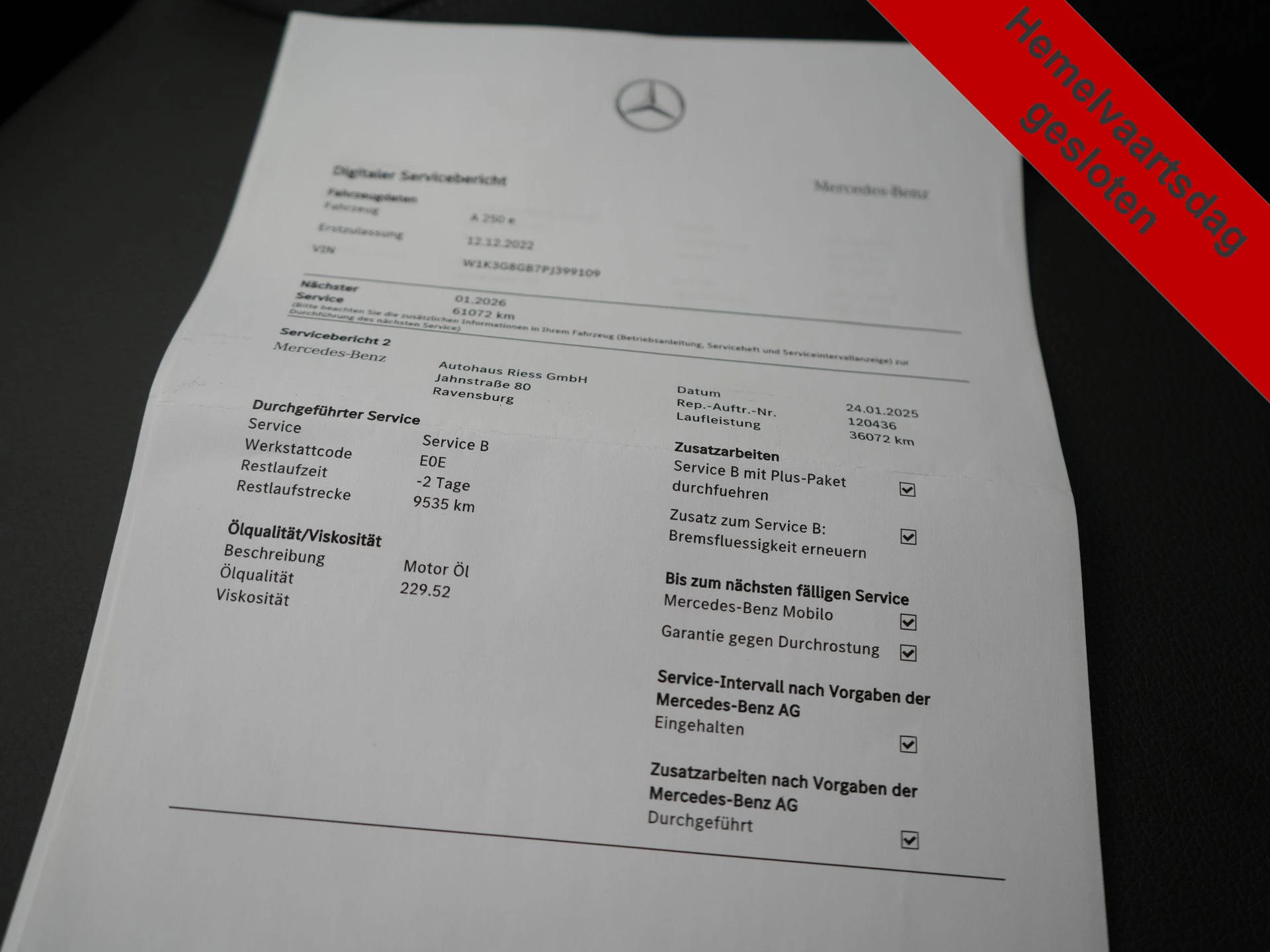 Hoofdafbeelding Mercedes-Benz A-Klasse