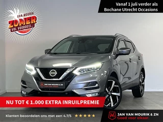 Nissan Qashqai 1.2 Tekna + | 1e-Eig. | Pano | Half-Leder| 360 Camera | Stoelverwarming |
