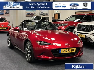 Mazda MX-5 ND Roadster 2.0 SkyActiv-G 184PK Sportive Recaro Bilstein Bose Leder Alcantara Camera PDC Apple CarPlay