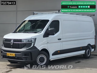 Renault Master 130PK 2025 model L3H2 Imperiaal Sidebars LED CarPlay Cruise Airco Camera L3 12m3 Airco Cruise control