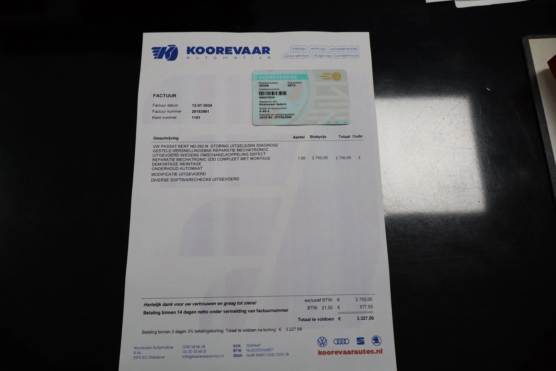 Hoofdafbeelding Volkswagen Passat