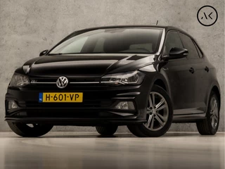 Volkswagen Polo 1.0 TSI R-Line Sport (VIRTUAL COCKPIT, LEDER, APPLE CARPLAY, CLIMATE, ZWART HEMEL, ADAPTIVE CRUISE, AUTOMATISCH INPARKEREN, SPORTSTOELEN, LM VELGEN, DAB+, PARKEERSENSOREN, NIEUWSTAAT)