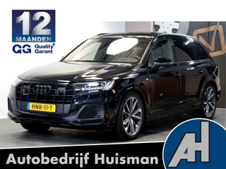 Audi Q7 60 TFSI e quattro 340kW/462pk Aut8 Pro Line S Competition PANORAMADAK + LUCHTVERING + MATRIX LED + BANG&OLUFSEN + LEER + STOELMASSAGE&-VENTILATIE + BLACK OPTIEK + 360 CAMERA + KEYLESS DRIVE + DODHOEK MELDER + LANE ASSIST + STOELVERWARMING V&A + PARKSENSOR