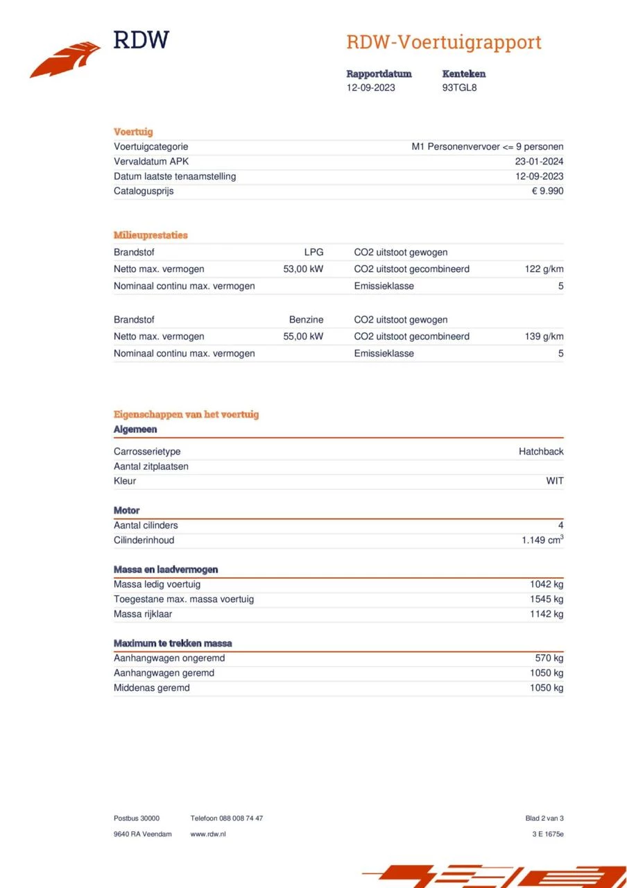 Hoofdafbeelding Dacia Sandero