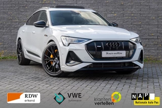 Audi E-tron Sportback 55 quattro edition 95 kWh PANORAMADAK White & Black s-line