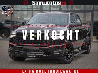 Dodge Ram 1500 Limited Night High Output 540HP 706Nm | Massage + Full Option | De Meest Luxe en Volle Pick-Up in zijn Klasse | Comfortabele Dubbele Cabine met Royale 5 Zitplaatsen | BPM vrij | Nu Leverbaar uit Voorraad | Voorraad Nr 2337 - 7694