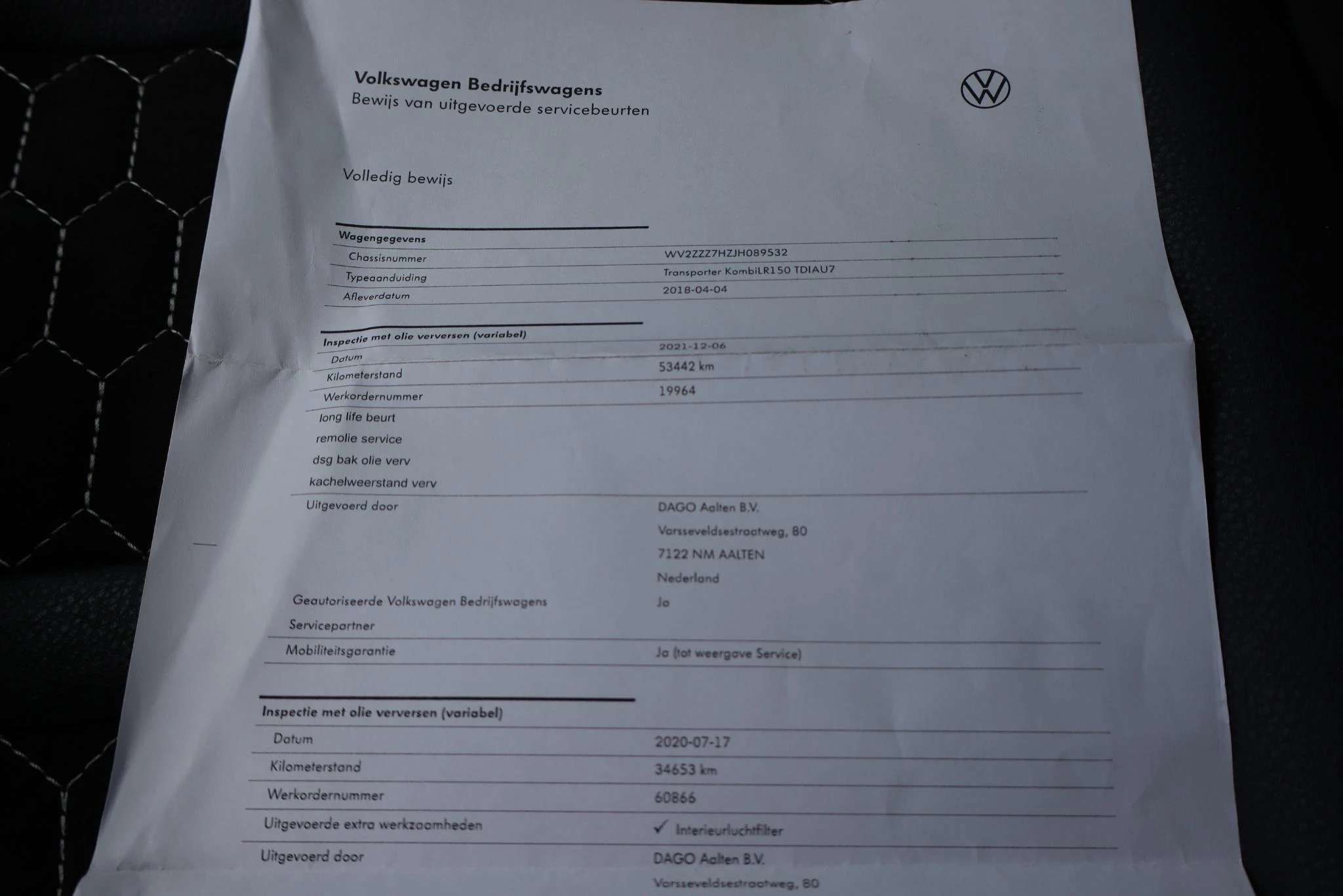 Hoofdafbeelding Volkswagen Transporter