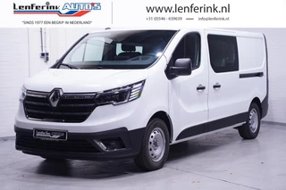 Renault Trafic 2.0 DCi 170 pk L2 Dubbel Cabine Automaat Navi 2x Schuifdeur, LED Koplampen, PDC achter, 5-Zits Nieuw