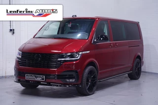 Volkswagen Transporter 2.0 TDI 150 pk Dubbel Cabine Fontana Red Navi, Camera, 20" LMV, LED Koplampen, Adapt. Cruise, Privacyglas, 5-Zits