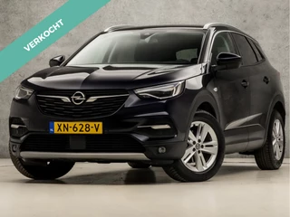 Opel Grandland X 1.2 Turbo Sport (APPLE CARPLAY, GROOT NAVI, LEDER, CAMERA, STUUR/STOELVERWARMING, SPORTSTOELEN, KEYLESS, CRUISE, GETINT GLAS, NIEUWSTAAT)