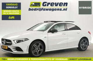 Mercedes-Benz A-Klasse 250e AMG 235PK Hybride Automaat Pano Clima Camera Carplay Sfeerverl. Burmester LED Virtual Memory-Seats Navi PDC 18"LMV