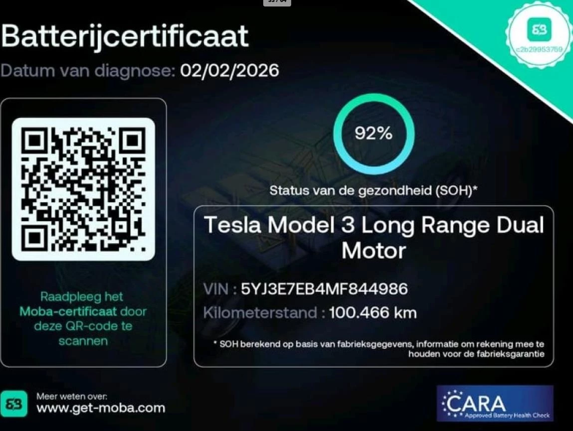 Hoofdafbeelding Tesla Model 3