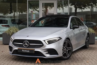 Mercedes A-Klasse Limousine A 180 AMG-Line 136pk | Pano | Multibeam | Memory | Sfeer | Camera | Keyless | Climate | Trekhaak