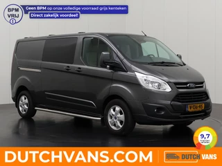 Ford Transit Custom 2.0TDCI 170PK Automaat Dubbele Cabine | Navigatie | Camera | Leder | 2xSchuifdeur | Trekhaak