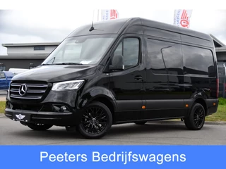 Mercedes-Benz Sprinter 319 3.0 CDI L2H2 Black Edition Adaptieve Cruise, Camera, Carplay, 10,5'' Mbux, LED, Stoelverwarming, Geveerde stoel, Trekhaak, Uniek!
