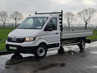 MAN TGE 35 2.0 L3 Open-Laadbak Trekhaak Airco 3-Zits Navi 140Pk Euro6!