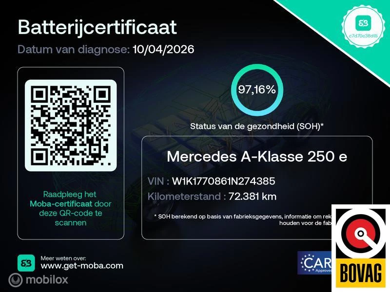 Hoofdafbeelding Mercedes-Benz A-Klasse