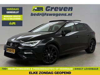 SEAT Leon 1.5 TSI FR 150PK Ultimate Edition Black Pano Beats-audio Sfeer LED Trekhaak Camera Carplay Clima Virtual Navi PDC 18"LMV