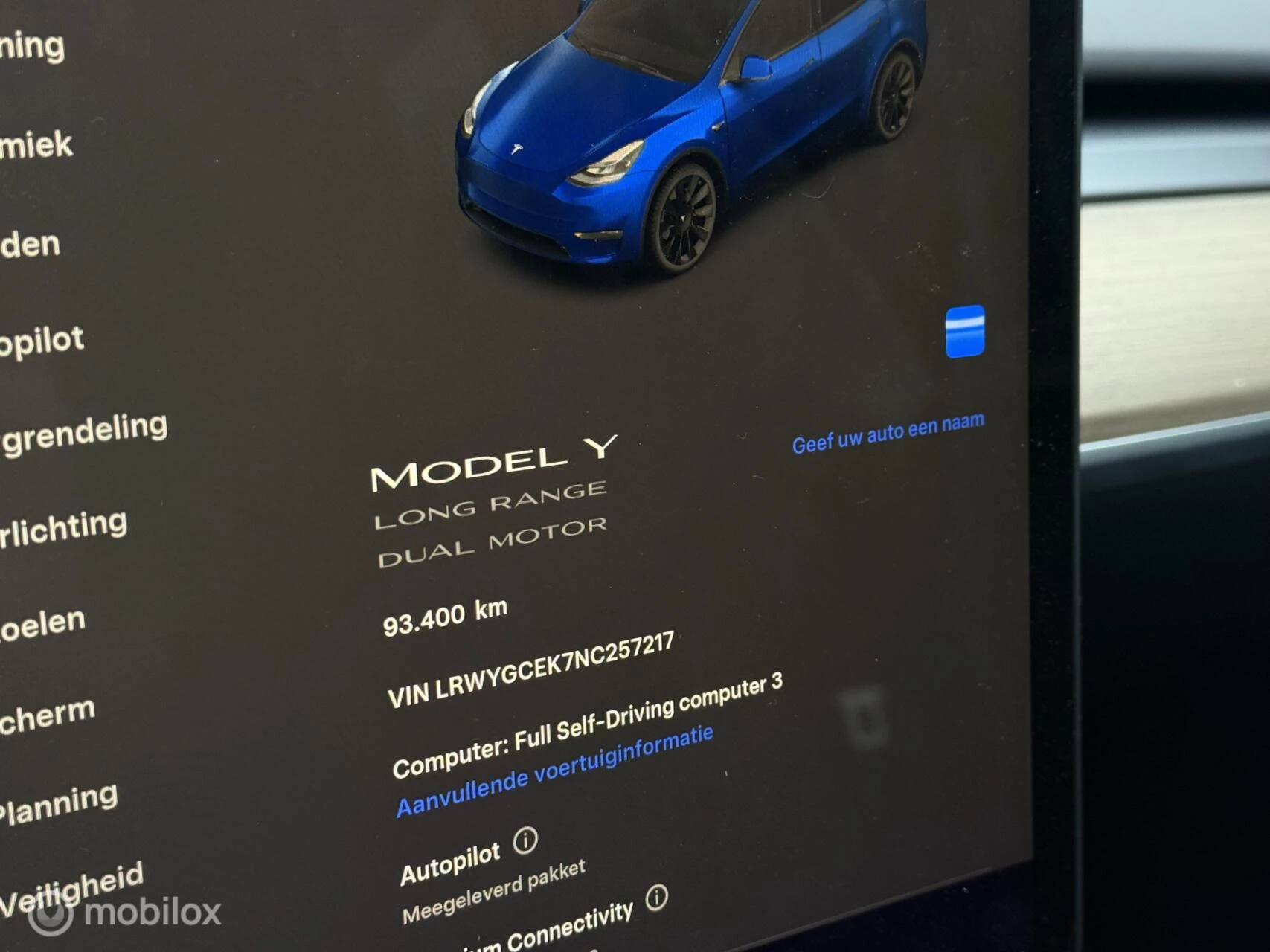 Hoofdafbeelding Tesla Model Y