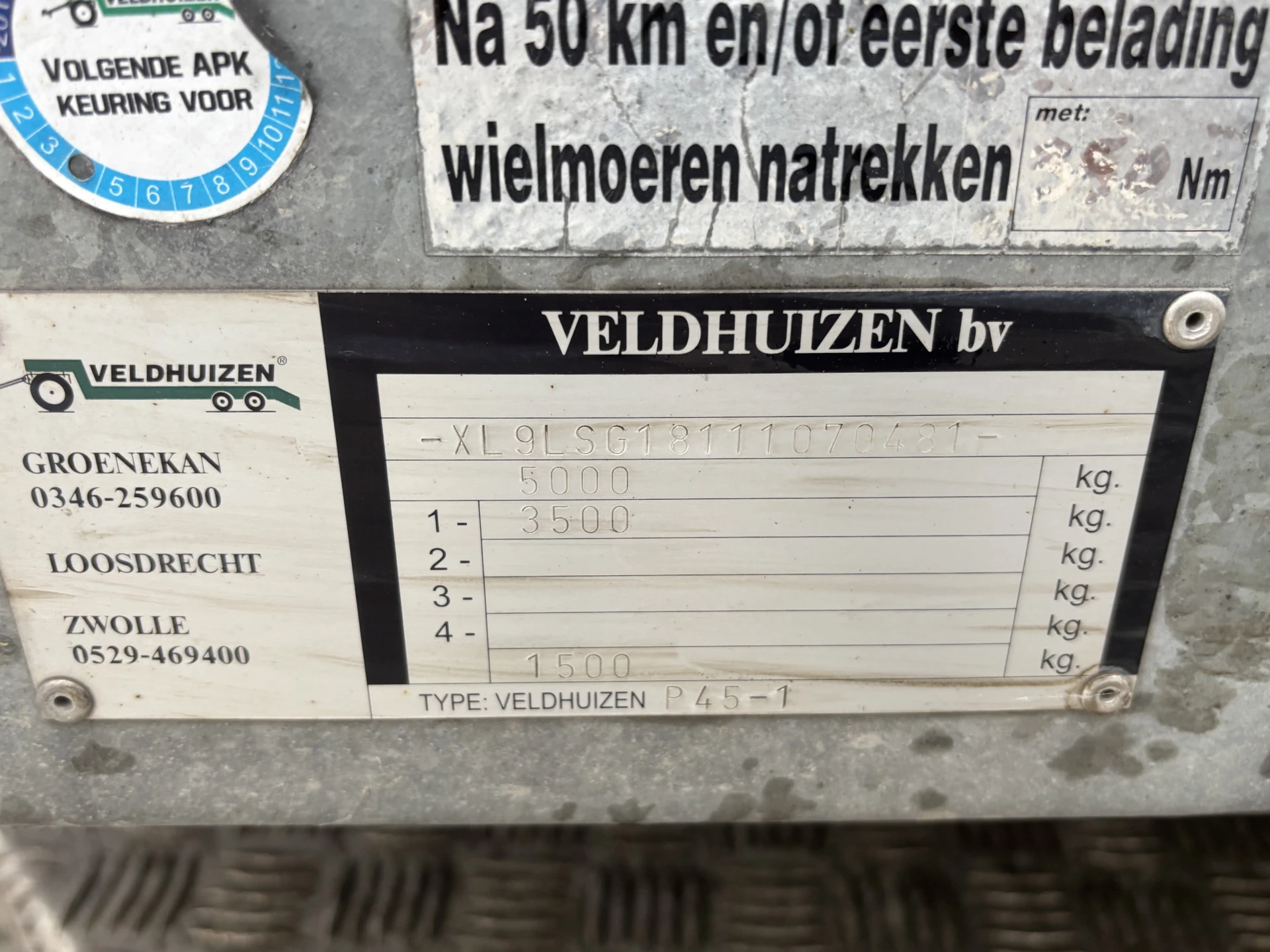 Hoofdafbeelding Iveco 40C18 3.0 180 PK Automaat Be Trekker + Veldhuizen P45-1 2019 Semi Dieplader