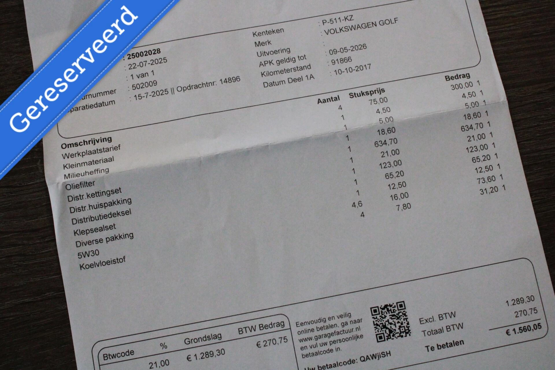 Hoofdafbeelding Volkswagen Golf