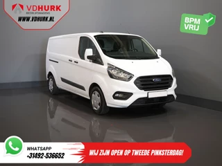 Hoofdafbeelding Ford Transit Custom Ford Transit Custom 320 2.0 TDCI 130 pk Aut. L2 Trend BPM VRIJ! Riem V.V./ Stoelverw./ Navi/ Carplay/ Camera/ PDC/ Trekhaak