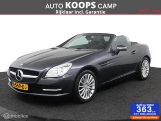 Mercedes SLK-klasse 200 184Pk Edition Automaat | Airco | Cruise | Navi | pano-dak | Volledig Dealer onderhouden | Stoel/nek verwarming | Flippers | DEALER-STAAT