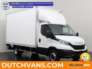 Iveco Daily 35C16 3.0L Bakwagen+Laadklep | 2.37 Mtr Hoog | Fabrieksgarantie | Camera | Dakspoiler | Airco | Cruise | 3-Zits