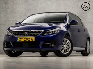 Peugeot 308 1.2 PureTech Luxury Automaat (PANORAMADAK, APPLE CARPLAY, NAVIGATIE, ADAPTIVE CRUISE, TREKHAAK, 360 CAMERA, LEDER, SPORTSTOELEN, CRUISE, GETINT GLAS, NIEUWSTAAT)