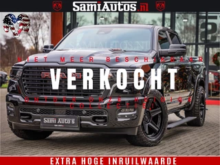 Hoofdafbeelding Dodge Ram 1500 Dodge Ram 1500 Night Premium | Full Option | De Meest Luxe Pick-Up in zijn Klasse | 14.4 Inch Display | Luchtvering | 420PK 636 Nm | Comfortabele Dubbele Cabine met Royale 5 Zitplaatsen | BPM vrij | Nu Leverbaar uit Voorraad | Voorraad Nr 2233 - 7672