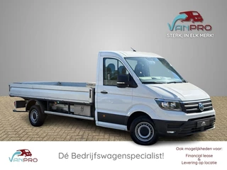 Hoofdafbeelding Volkswagen Crafter Volkswagen Crafter 2.0 TDI AUTOMAAT 177PK PICK-UP L4 Open Laadbak / Lengte Laadbk 4.30 / Airco / Cruise / Trekhaak / Carplay