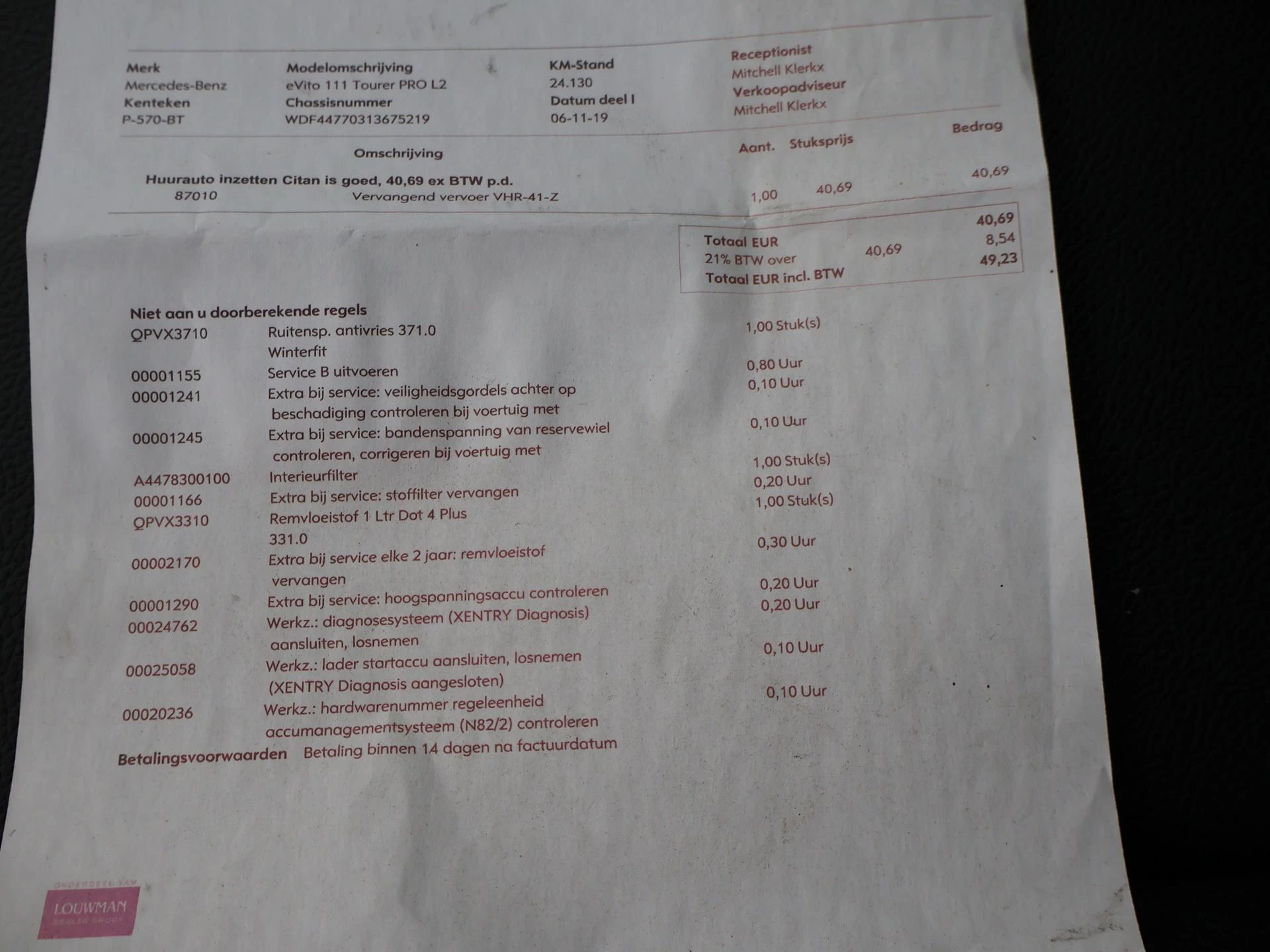 Hoofdafbeelding Mercedes-Benz eVito