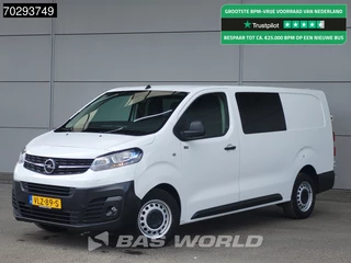 Hoofdafbeelding Opel Vivaro Opel Vivaro 120PK Dubbel Cabine L3H1 Trekhaak Airco Cruise Camera Parkeersensoren Euro6 DC Doka Mixto L3 Long 4m3 Airco Dubbel cabine Trekhaak Cruise control