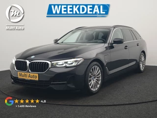 BMW 5 Serie Touring 520e Business Edition Plus PHEV 204pk Dealer O.H. | Head Up | Camera | Lederen Comfortstoelen Memory & Ventilatie | Apple Carplay | Blis | Virtual | Stoelverwarming | Navigatie | DAB | Plug In Hybrid |