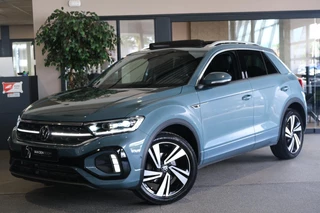 Hoofdafbeelding Volkswagen T-Roc Volkswagen T-Roc 1.5 TSI 3x R-Line DSG Pano Trekhaak Cam Virtual IQ Led