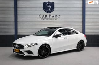 Mercedes-Benz A-klasse 250 AMG Line LED/SFEER/VIRTUAL/PANO/ALCANTARA+S.VERWARMING/KEYLES/CAM/LINE//ACC/ECC/12 MND GARANTIE!