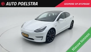 Tesla Model 3 Performance AWD 75 kWh 462 PK Panoramadak 20" Zwart leder