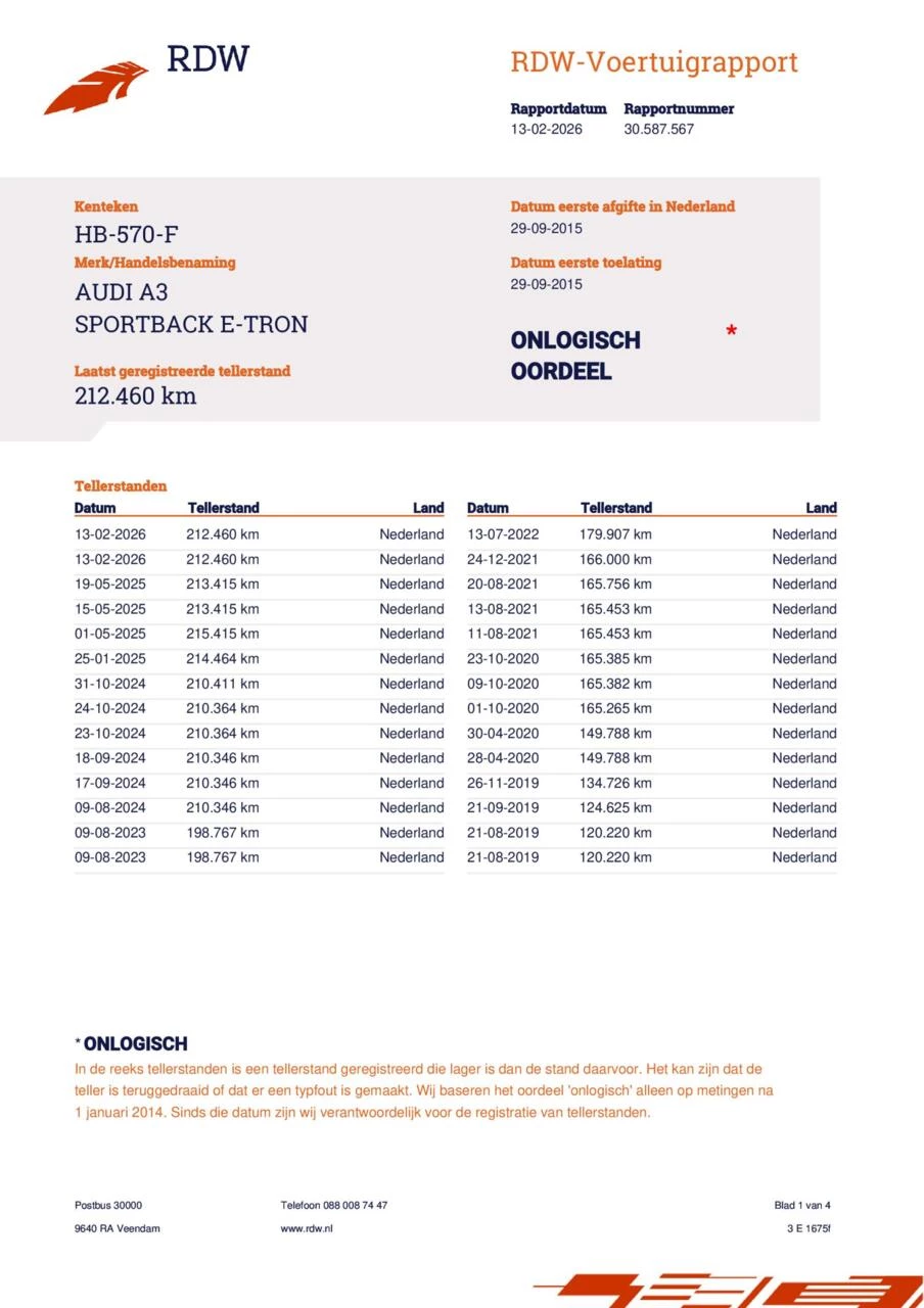 Hoofdafbeelding Audi A3