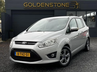 Ford Grand C-Max 1.0 Edition Navi,Airco,Cruise,PDC,6 Bak,125pk,LM Velgen,N.A.P,APK bij Aflevering