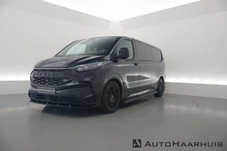 Ford Transit Custom 2.0 TDCI L2H1 BLACK EDITION | Dubb.Cab. | Automaat | RAPTOR | Camera | Adapt. Cruise | Navi | CarPlay | Trekhaak | 19"