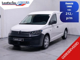 Volkswagen Caddy 2.0 TDI 102 pk Maxi Airco, Apple Carplay Trekhaak, Cruise Control, NAP, 2-Zits