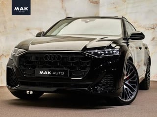 Audi Q8 60 TFSI e Quattro Pro Line S Competition, MJ2024, pano, B&O adv., 4W-best, OLED, S sportstoelen, nachtz., massage, HUD, tr.haak, keyless, 23", NP181k