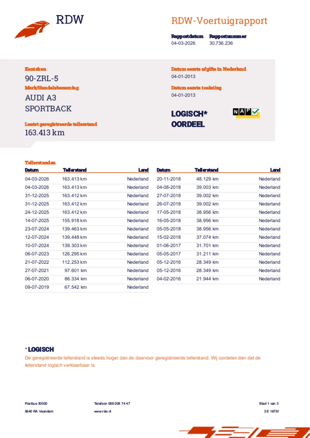 Hoofdafbeelding Audi A3