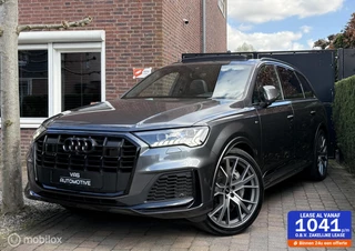Hoofdafbeelding Audi Q7 Audi Q7 55 TFSI e quattro S-Line Matrix Pano Luchtvering HUD Memory 22 Inch 360 Camera Standkachel B&O